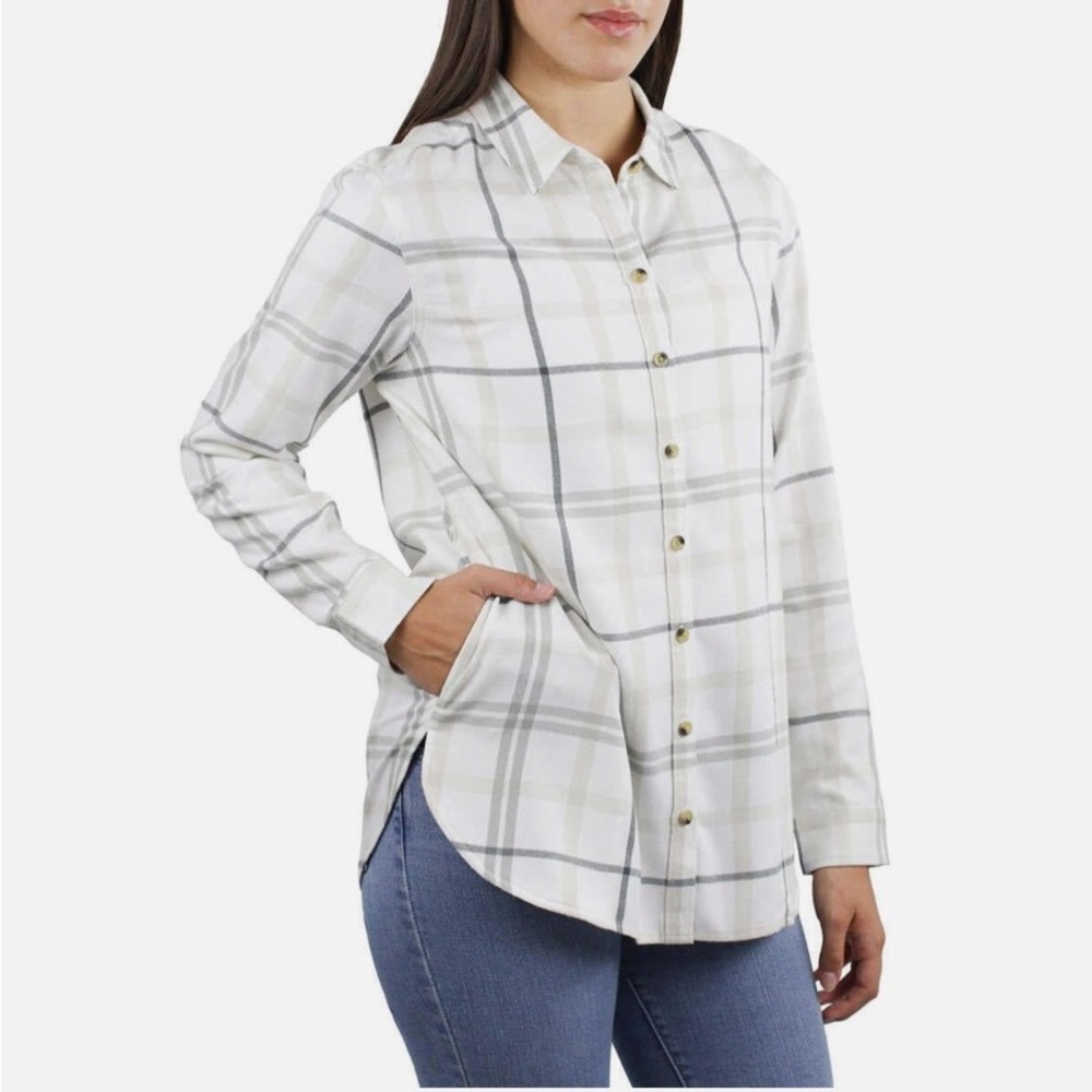 JACHS Girlfriend Plaid Shirt - Size XS - Brand New
